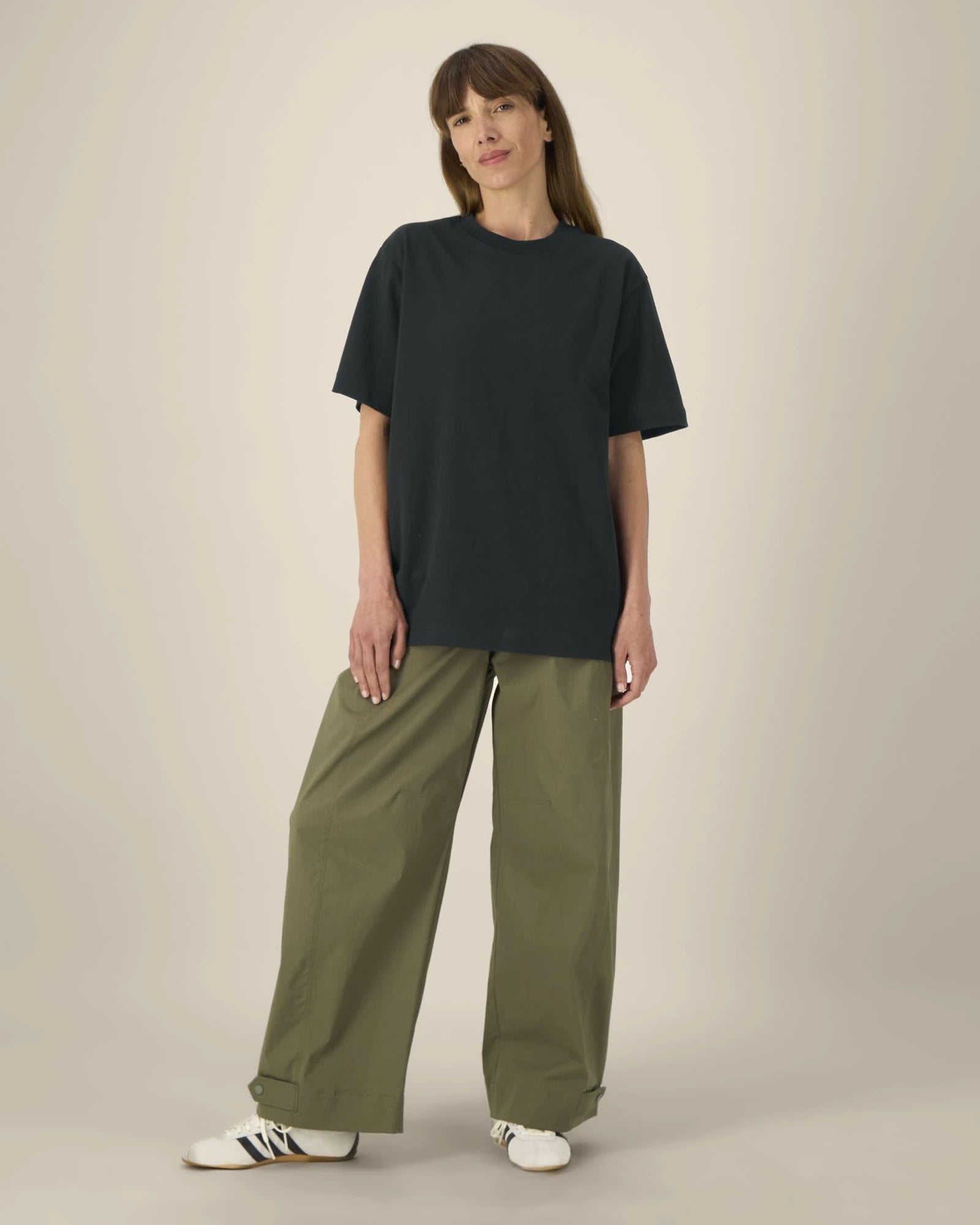T-shirt cotone bio Stanley/Stella Freestyler da personalizzare - Nero